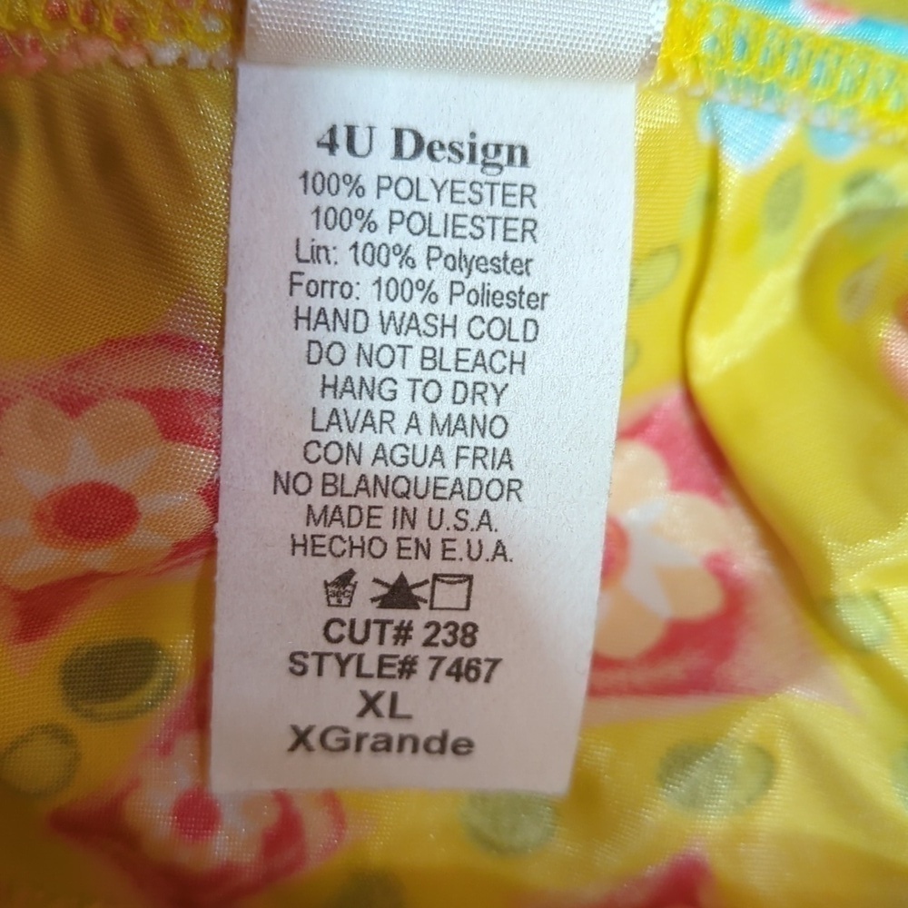 4U Design USA Halter Sun Dress Babydoll Fairy Coquette Satin Floral Belt… - Picture 8 of 8